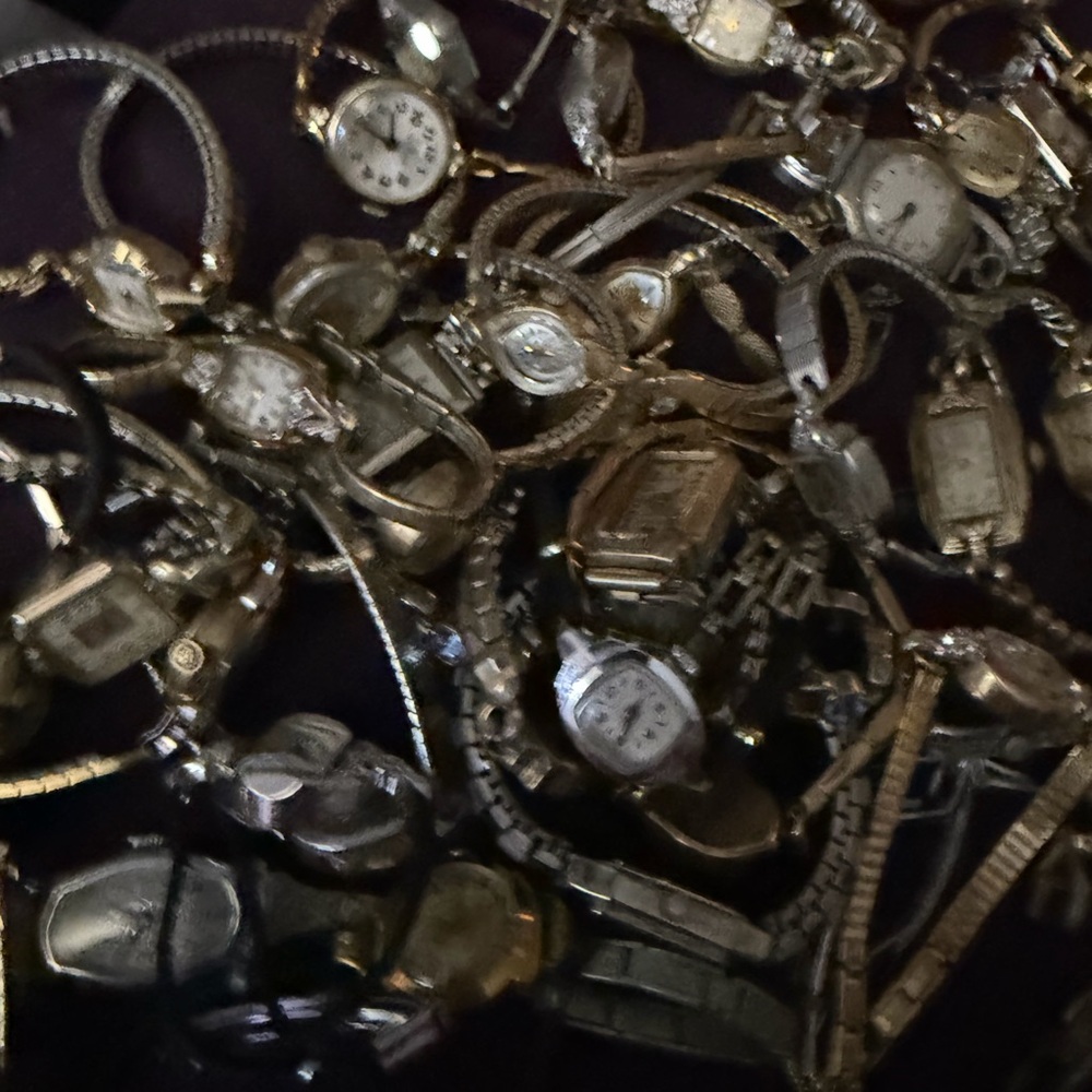 Vintage Silver and gold Tone Ladies Watch Lot from the 60’s